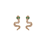 EFB53759. 14K Solid Gold Diamond and Gemstone Earrings